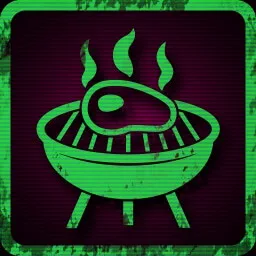 BBQ — Cook meat over a truly open flame