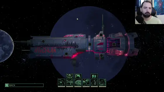 Class chip selection and loadout screen in motion